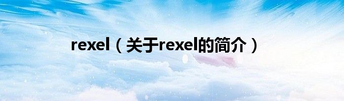 rexel（關于rexel的簡介）
