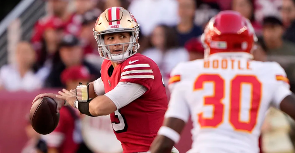 布洛克·珀迪在49人隊處子秀中創造歷史