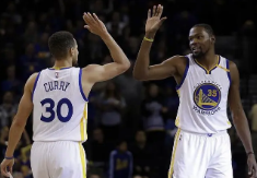 今日NBA常規賽勇士在客場以117-134不敵掘金