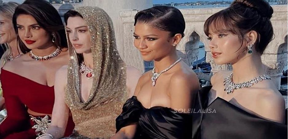 Lisa與國際明星同框威尼斯品牌活動，引發關注