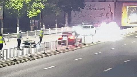 違規改裝奧迪車沖關逃逸，駕駛員被行政拘留7日